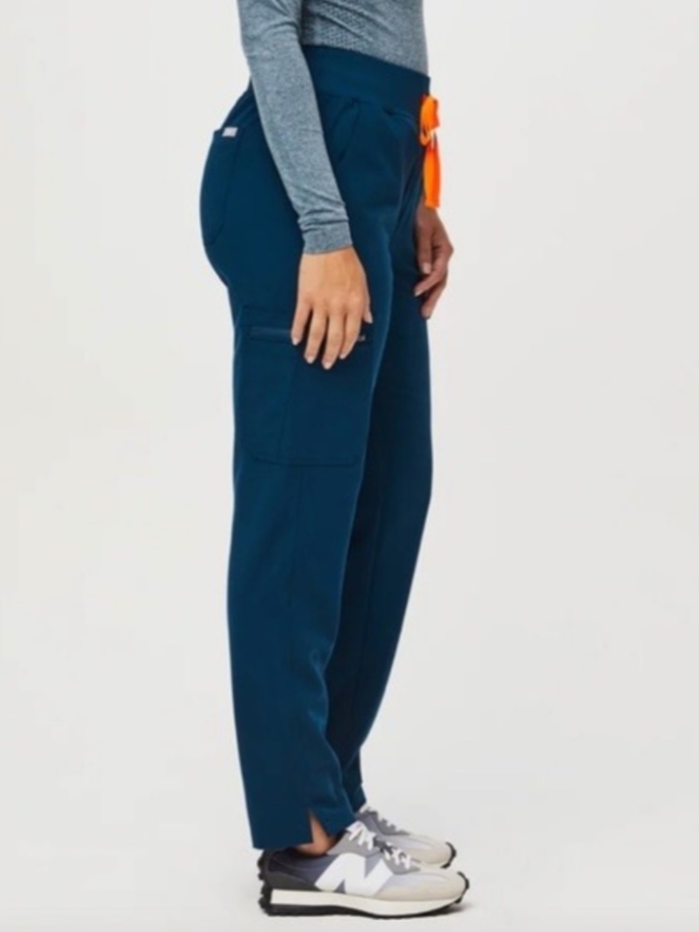 Pacific Blue High-waisted Yola Pants